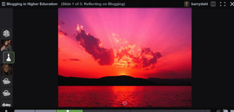 Voicethread example for education