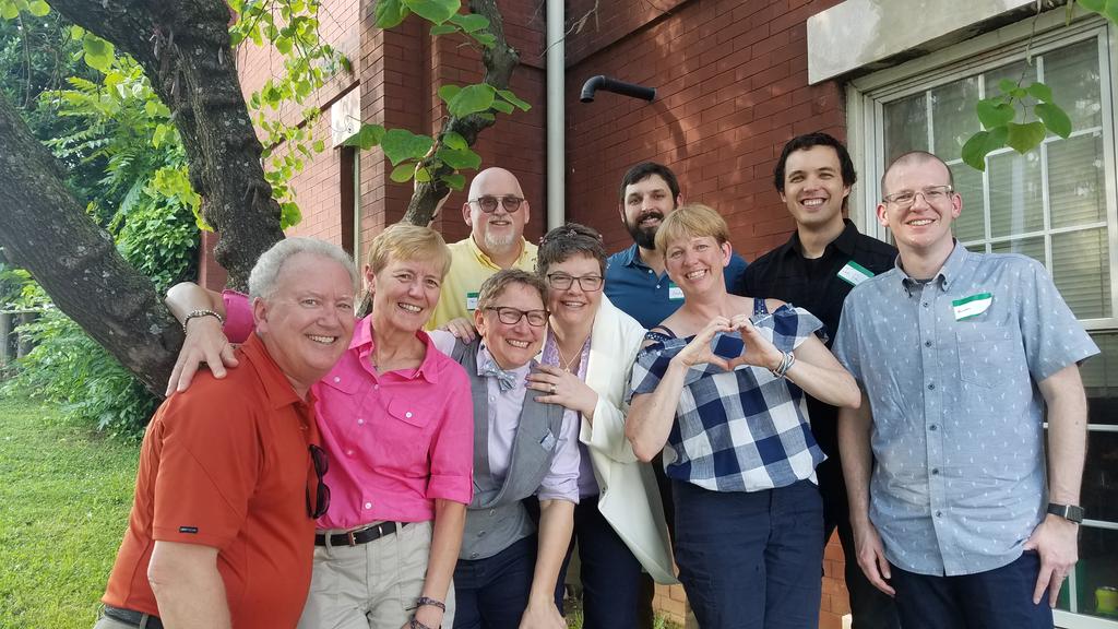 Wedding party in Knoxville, Tennessee