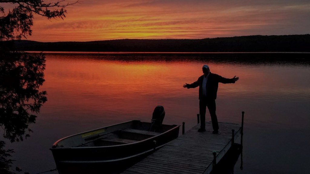 At the end of the day.... a beautiful sunset instead of a bullshit meaningless phrase.